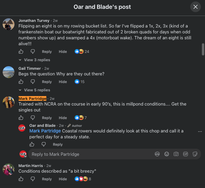 Social proof comment