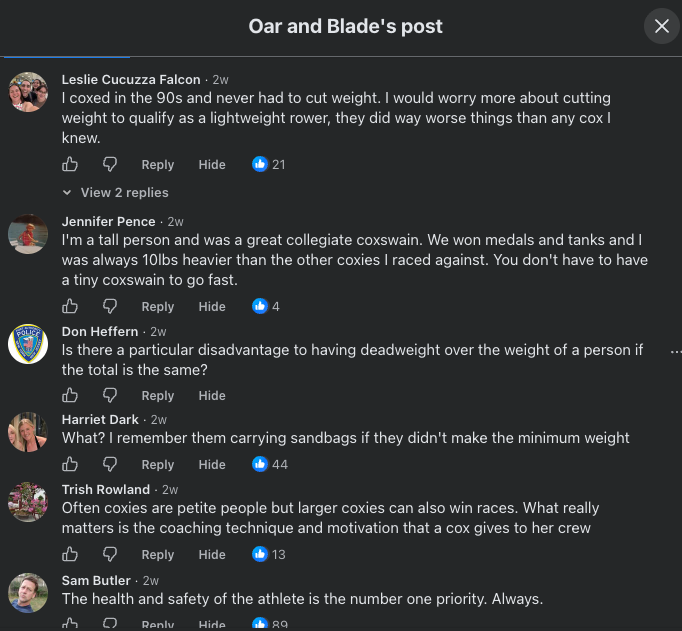 Social proof comment