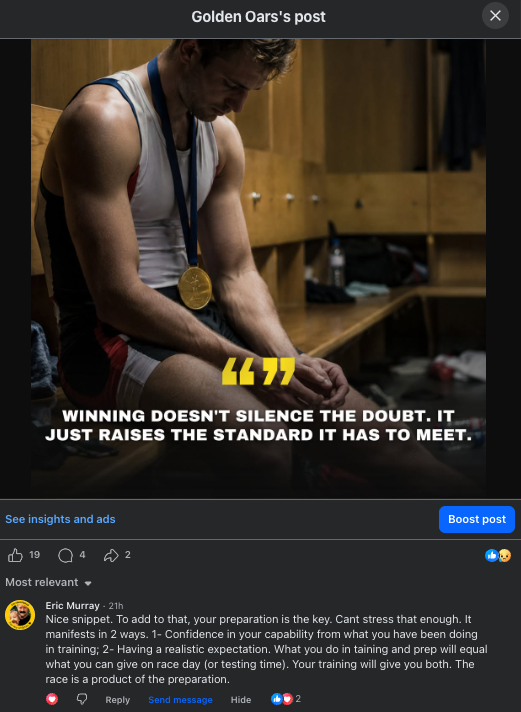 Social proof comment